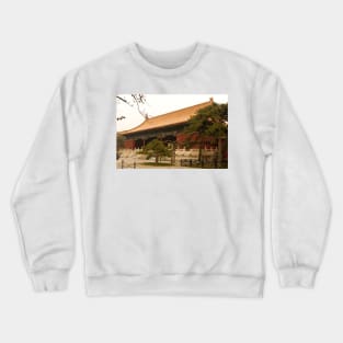 The Ming Tombs - A Side View Of The Main Entrance © Crewneck Sweatshirt